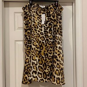 🆕 Gilli Leopard fully lined Leopard skirt, 3X
